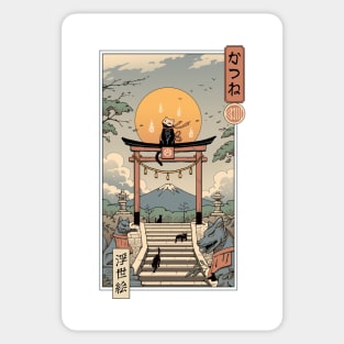 Catsune Cat Inari Sticker